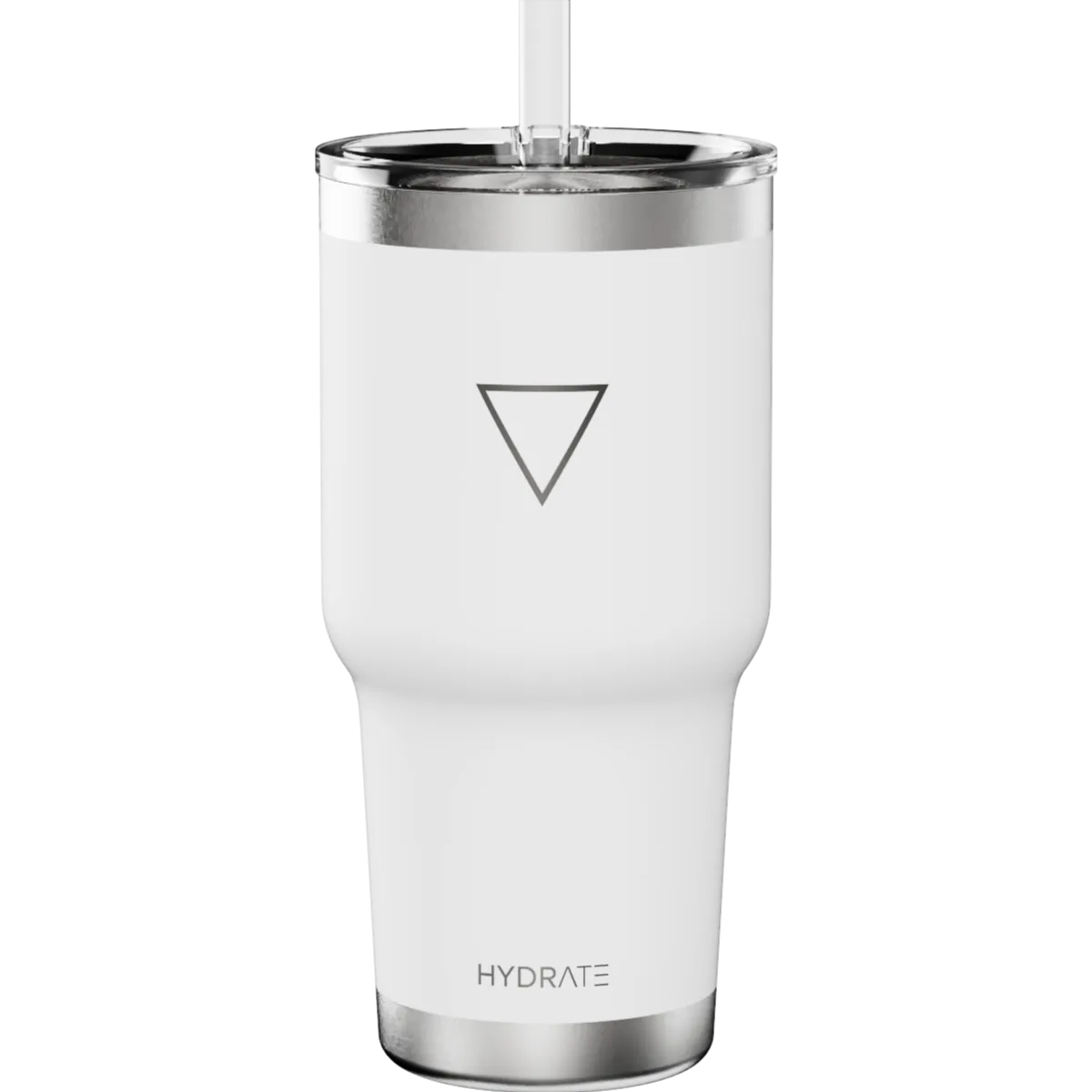 HYDRATE VASO 887 ML BLANCO CON PAJITA