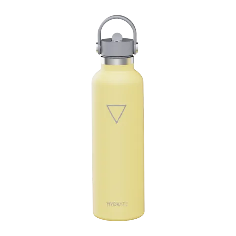 HYDRATE BOTELLA 710 ML AMARILLO PASTEL