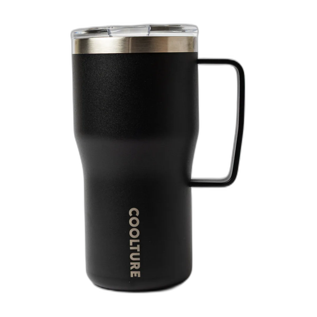 COOLTURE VASO CON MANIJA 590 ML NEGRO