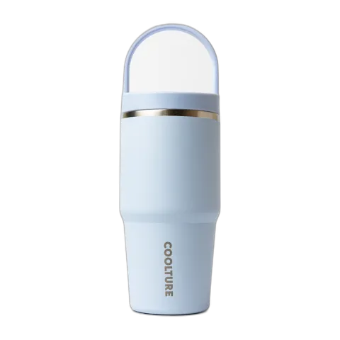 COOLTURE BOTELLA PARA PORTAVASOS  600 ML CELESTE